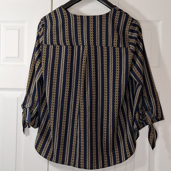 Michael Kors Chain Print Blouse - Picture 3 of 11